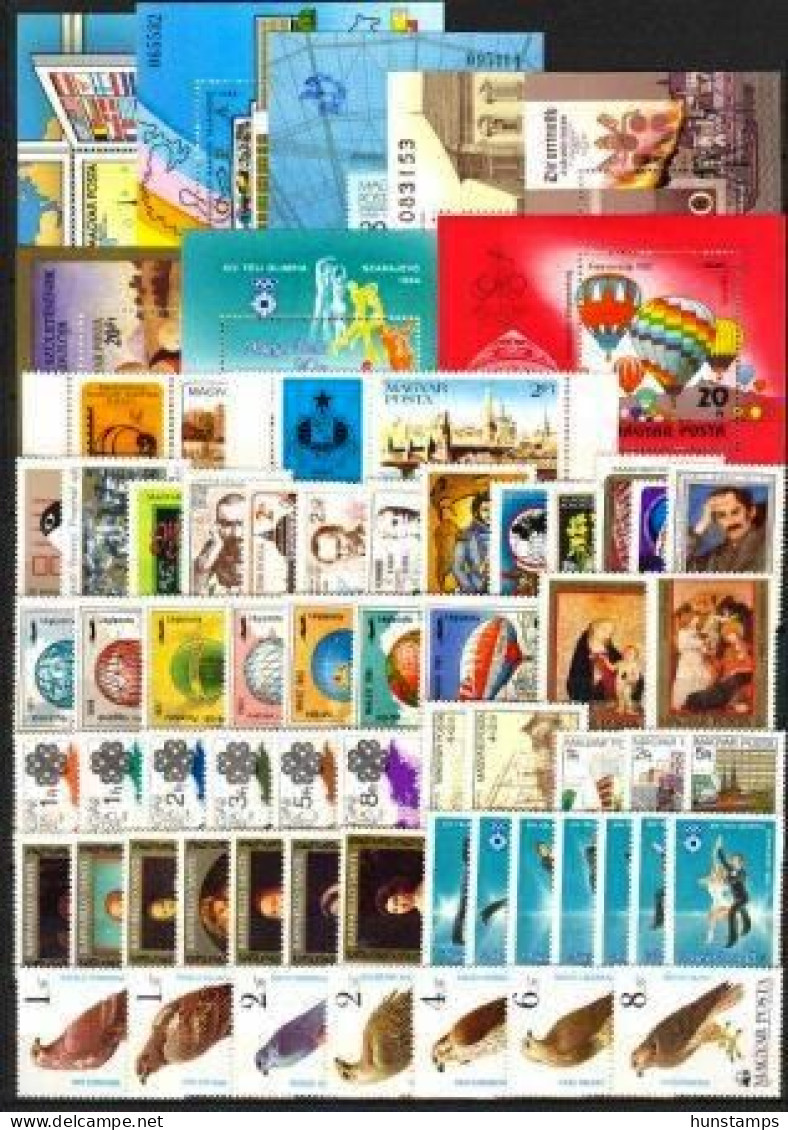 Hungary 1983. Full Year Sets With Souvenir Sheets MNH Mi: 63 EUR - Annate Complete