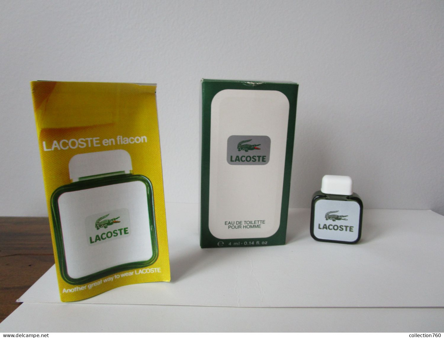 LACOSTE   - 4 Ml - EDT -  Miniature - Miniatures Men's Fragrances (in Box)