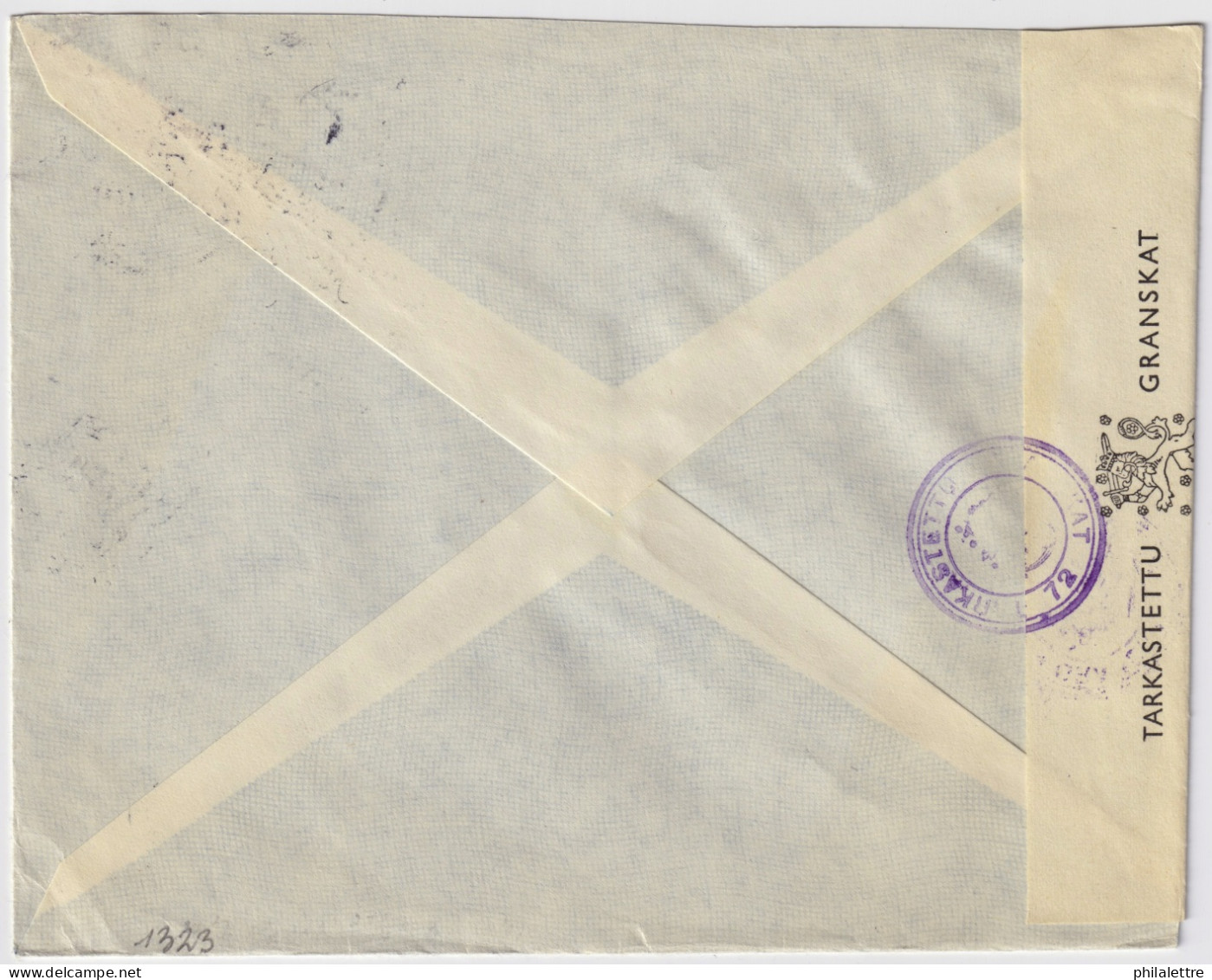 FINLAND - 1942 - Censored Cover From JACOBSTAD To Stockholm, Sweden Franked 2.75Mk - Covers & Documents
