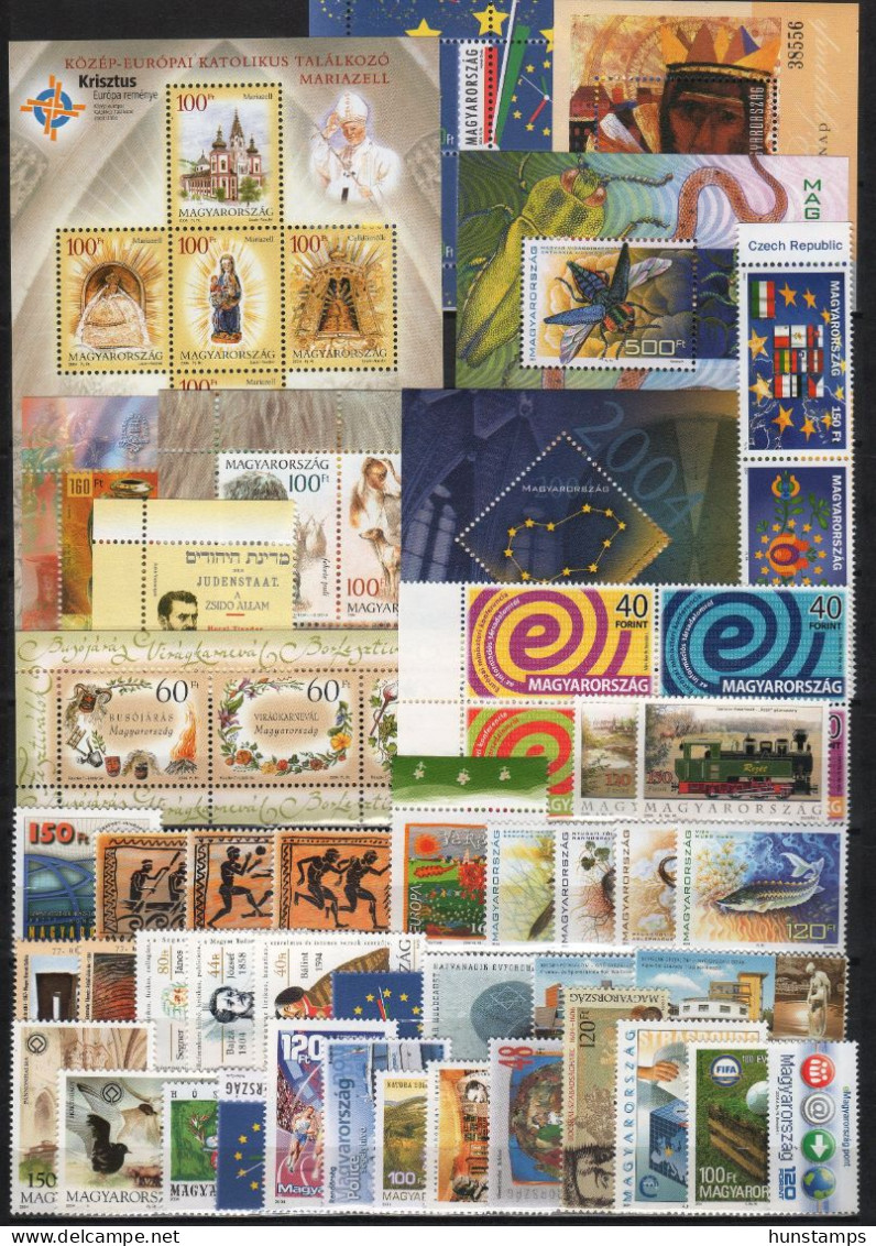 Hungary 2004. Full Year Set With Blocks (without Chess Sheet And Personal) MNH (**) - Ungebraucht