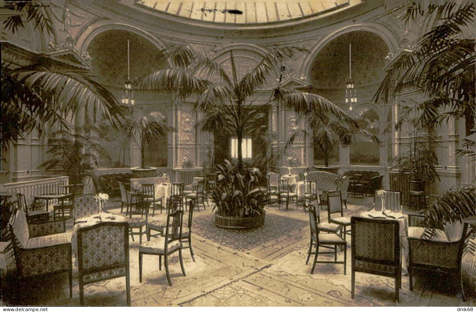 ROMA - HOTEL ROYAL - JARDIN D'HIVER - SPEDITA 1924 ( 18045) - Bars, Hotels & Restaurants