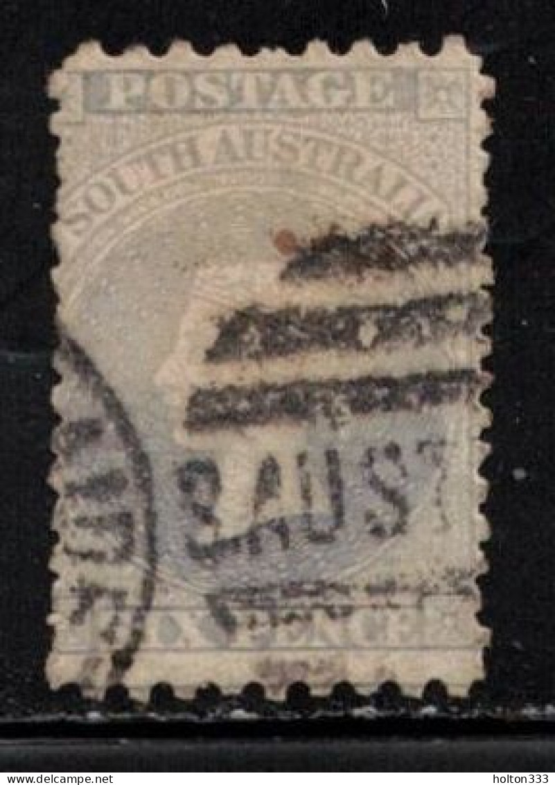 SOUTH AUSTRALIA Scott # 47a Used - Queen Victoria - Perf 10 X 12 - Usati