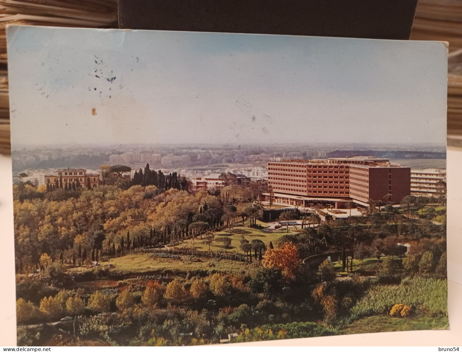 Cartolina Roma , Hotel Cavalieri Hilton 1977, Monte Mario - Wirtschaften, Hotels & Restaurants
