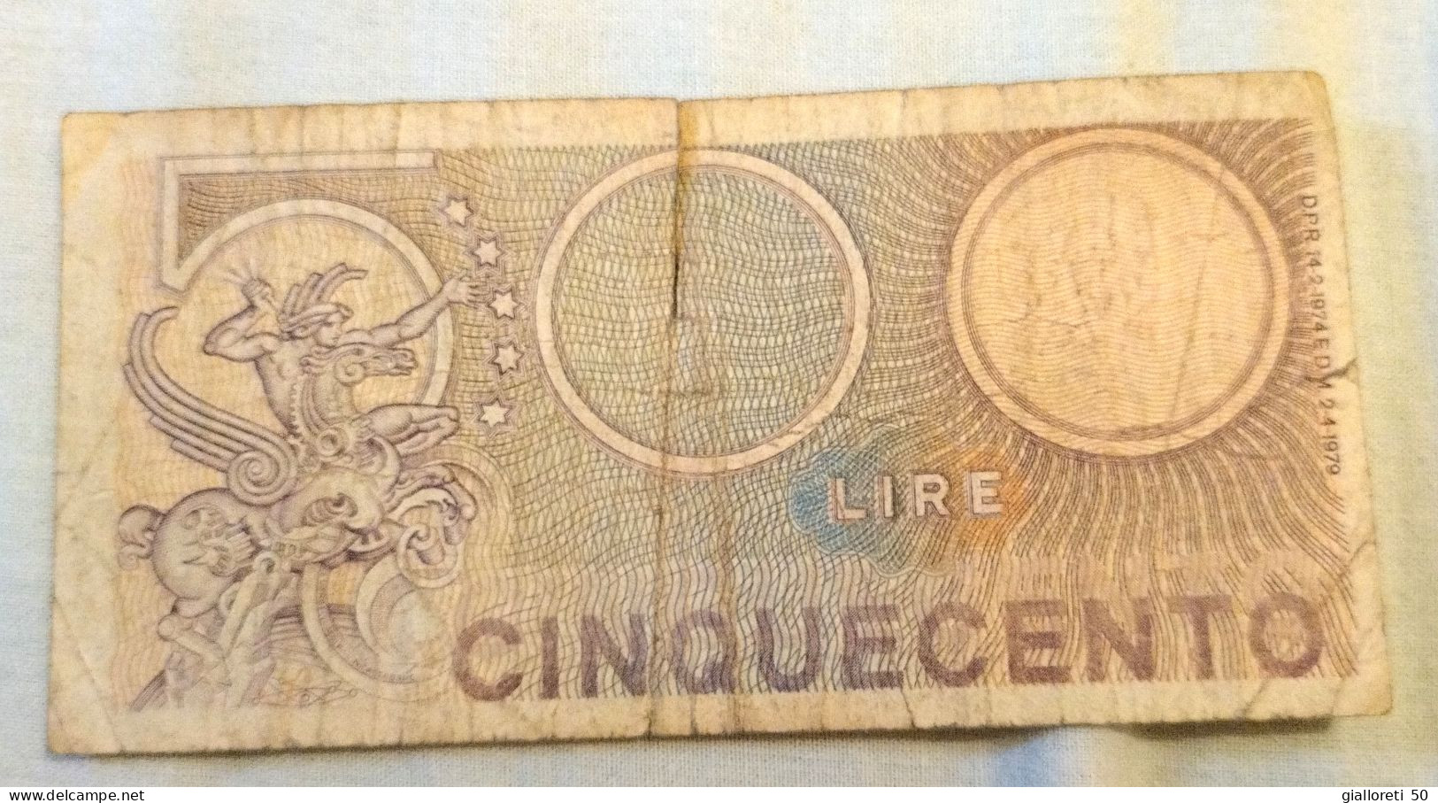 Lire 500 Biglietto Di Stato - 500 Lire