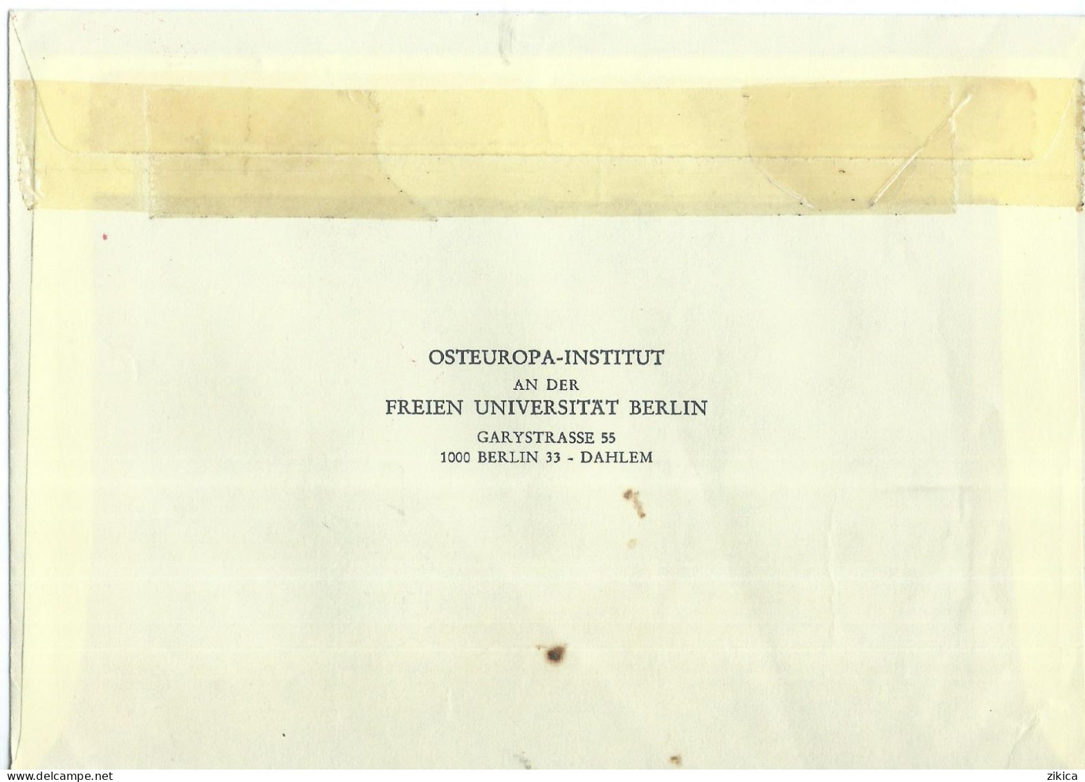 Germany Berlin Cover > Franking Machines (EMA) 1983 - Machines à Affranchir (EMA)