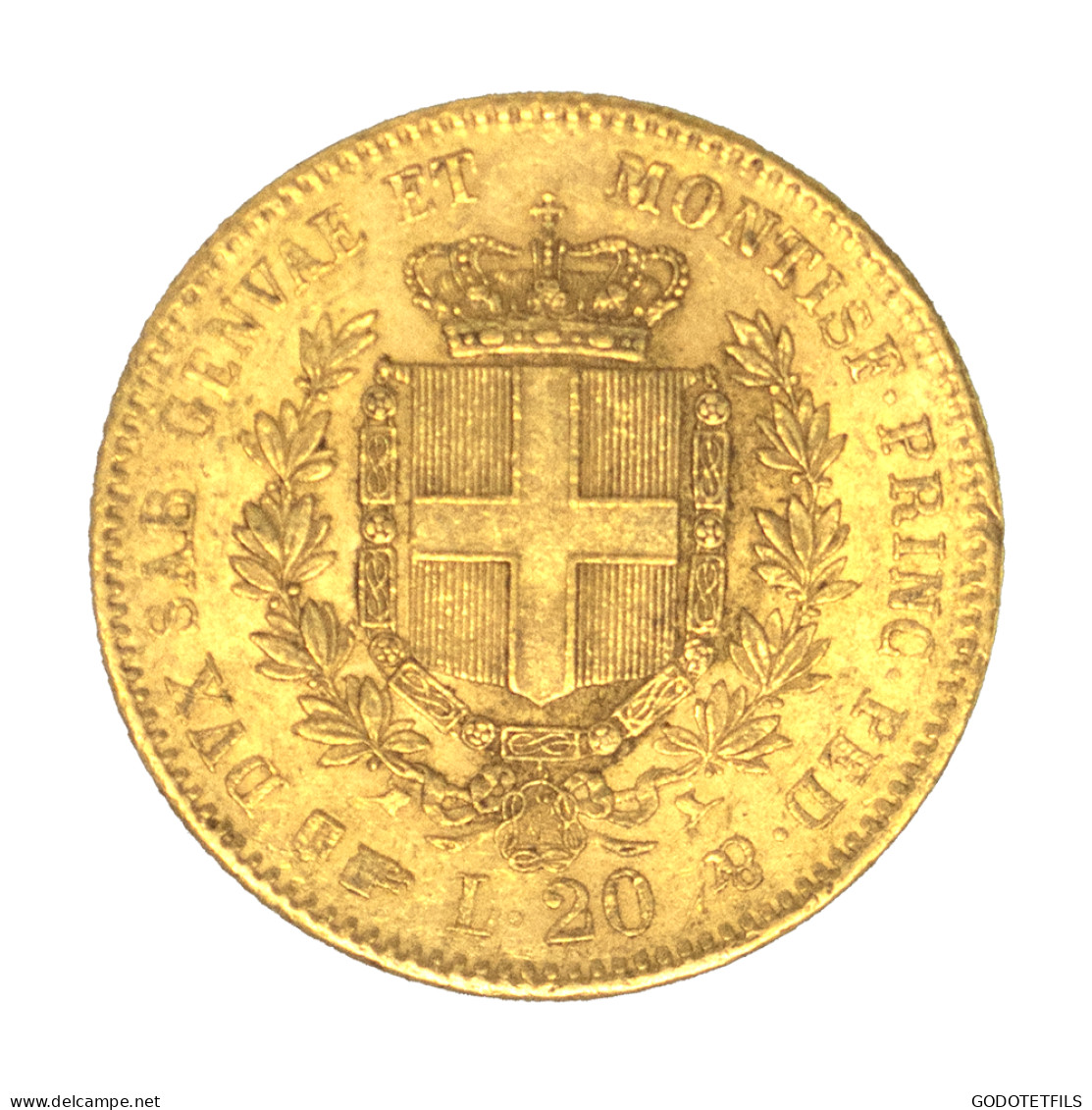 Italie-Royaume De Sardaigne 20 Lire Or Victor-Emmanuel II 1861 Turin - Italian Piedmont-Sardinia-Savoie