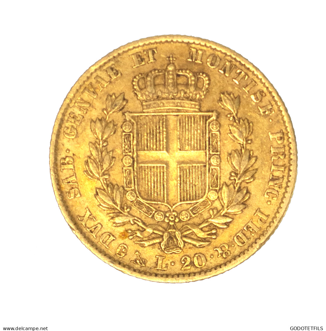 Italie - Royaume De Sardaigne 20 Lire Charles Albert 1842 Gênes - Piemonte-Sardinië- Italiaanse Savoie