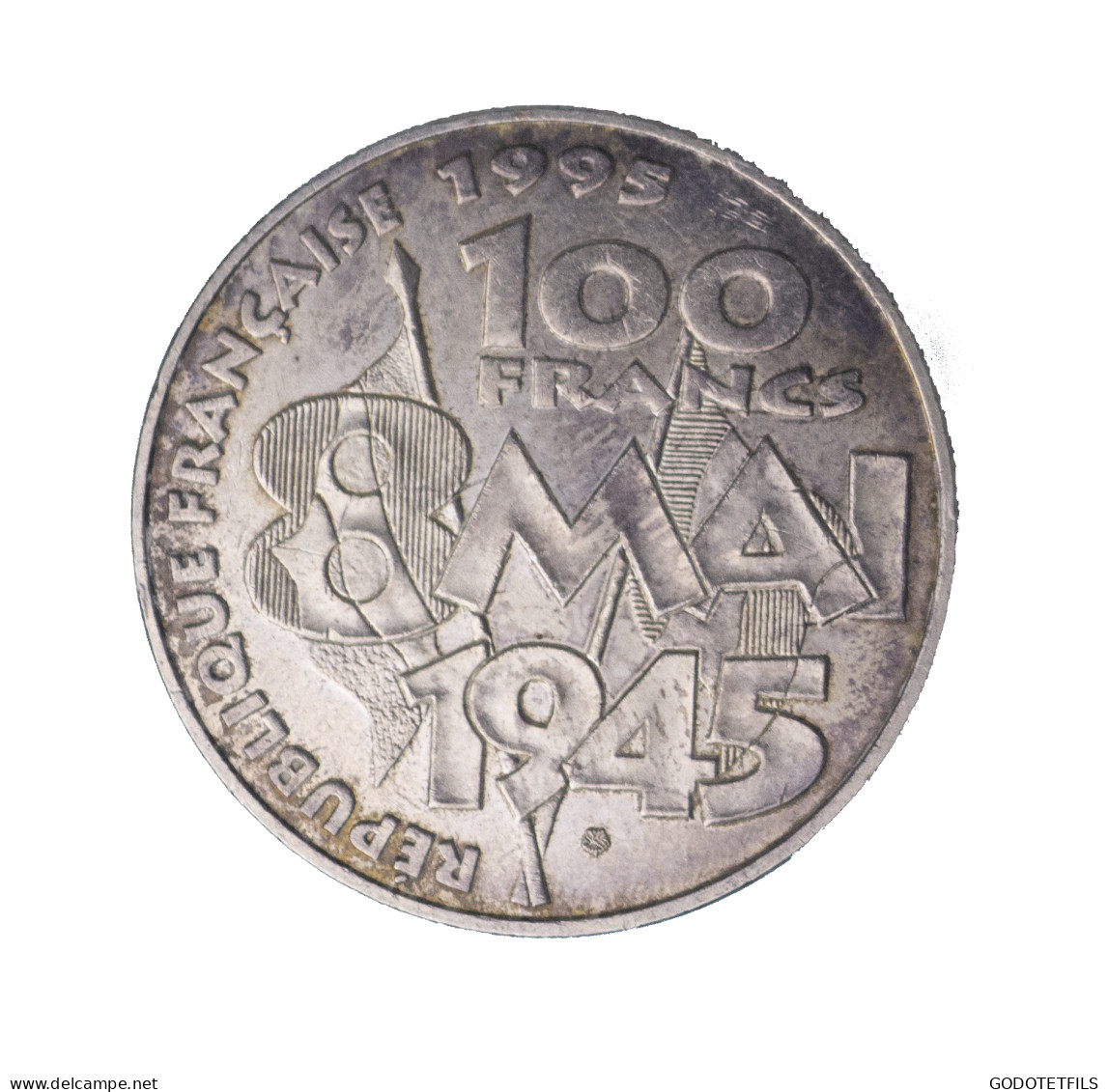 Ve République 100 Francs Argent 8 Mai 1945 - 100 Francs