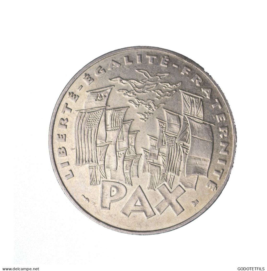 Ve République-100 Francs Argent 8 Mai 1945 - 100 Francs