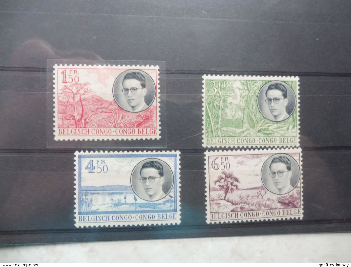 Belgique Belgie Congo Belge 329/336  Mnh Neuf ** 1955 Perfect Parfait Baudouin Boudewijn - Ongebruikt