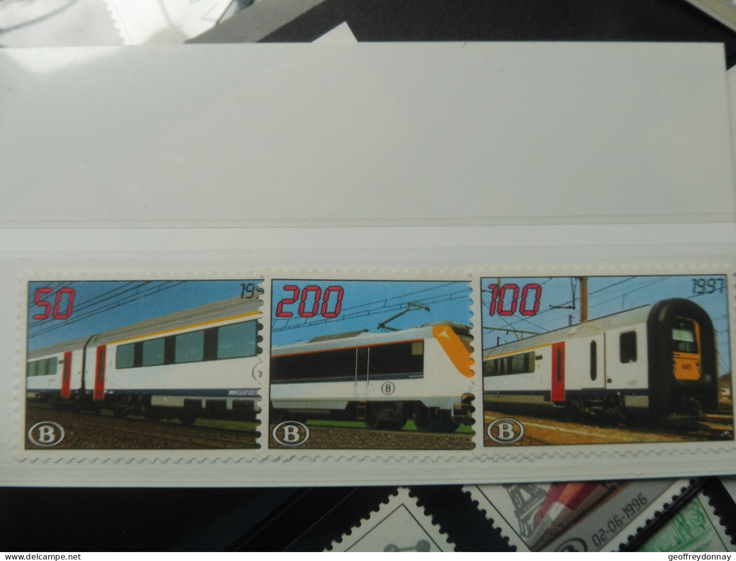 Chemins De Fer  / Spoorwegvignetten Trv 3/5 Luxe ** Mnh ( Train Trein ) 1997 - 1996-2013 Labels [TRV]