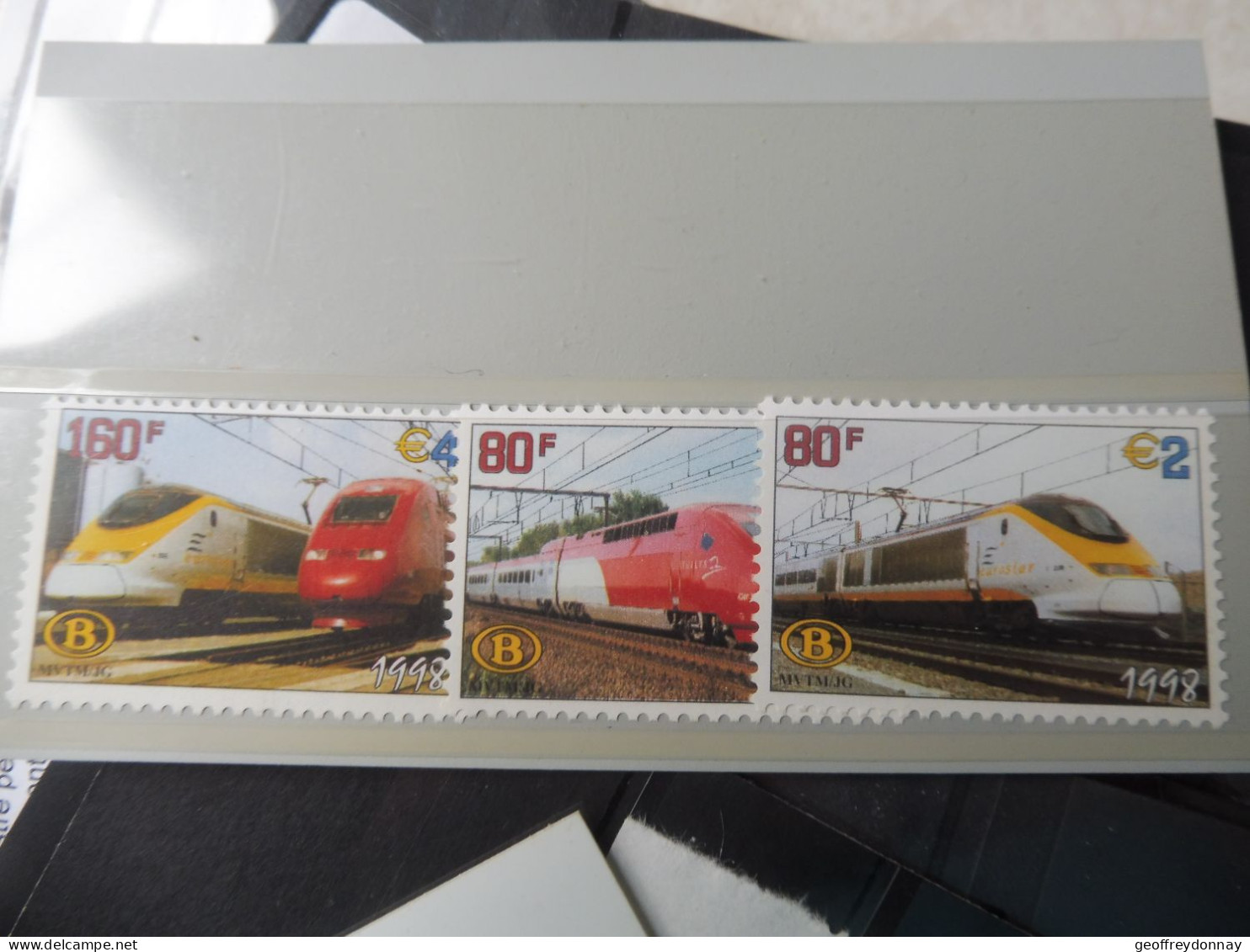 Chemins De Fer  / Spoorwegvignetten Trv 6/8 Luxe ** Mnh ( Train Trein ) 1998 - 1996-2013 Labels [TRV]