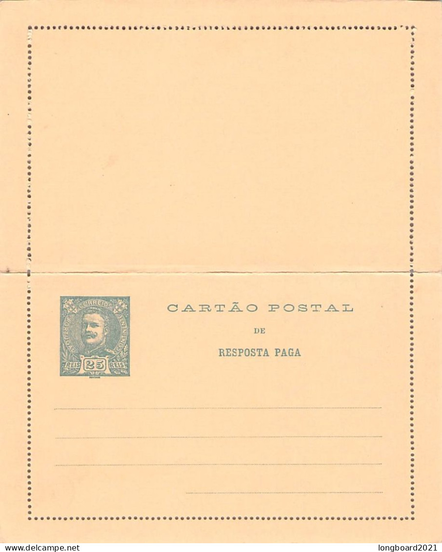 PORTUGAL - CARTAO POSTAL 25 REIS (1902) Unc / 2144 - Enteros Postales