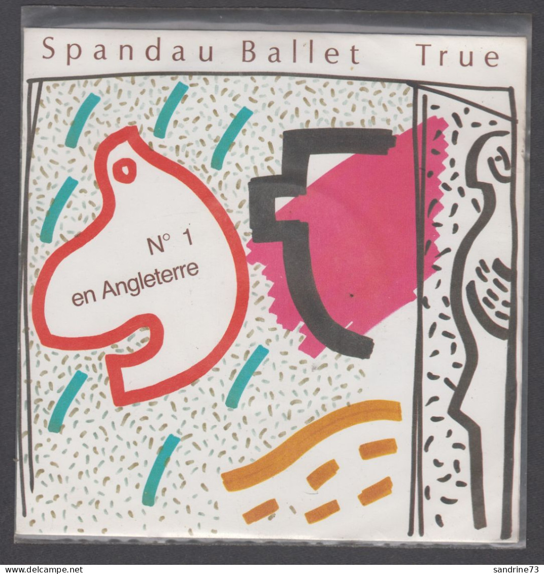 Disque Vinyle 45t - Spandau Ballet - True - Dance, Techno En House