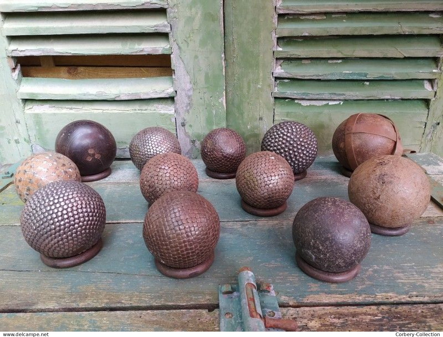 Anciennes Boules Lyonnaises Lot Ou Détail (sur Demande) / Sport Pétanque - Petanca