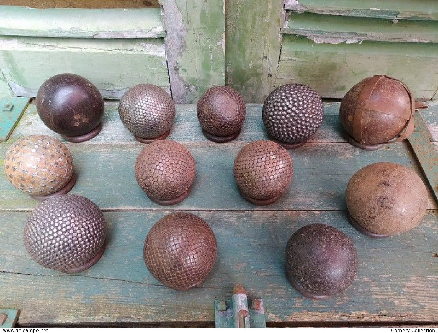 Anciennes Boules Lyonnaises Lot Ou Détail (sur Demande) / Sport Pétanque - Petanca