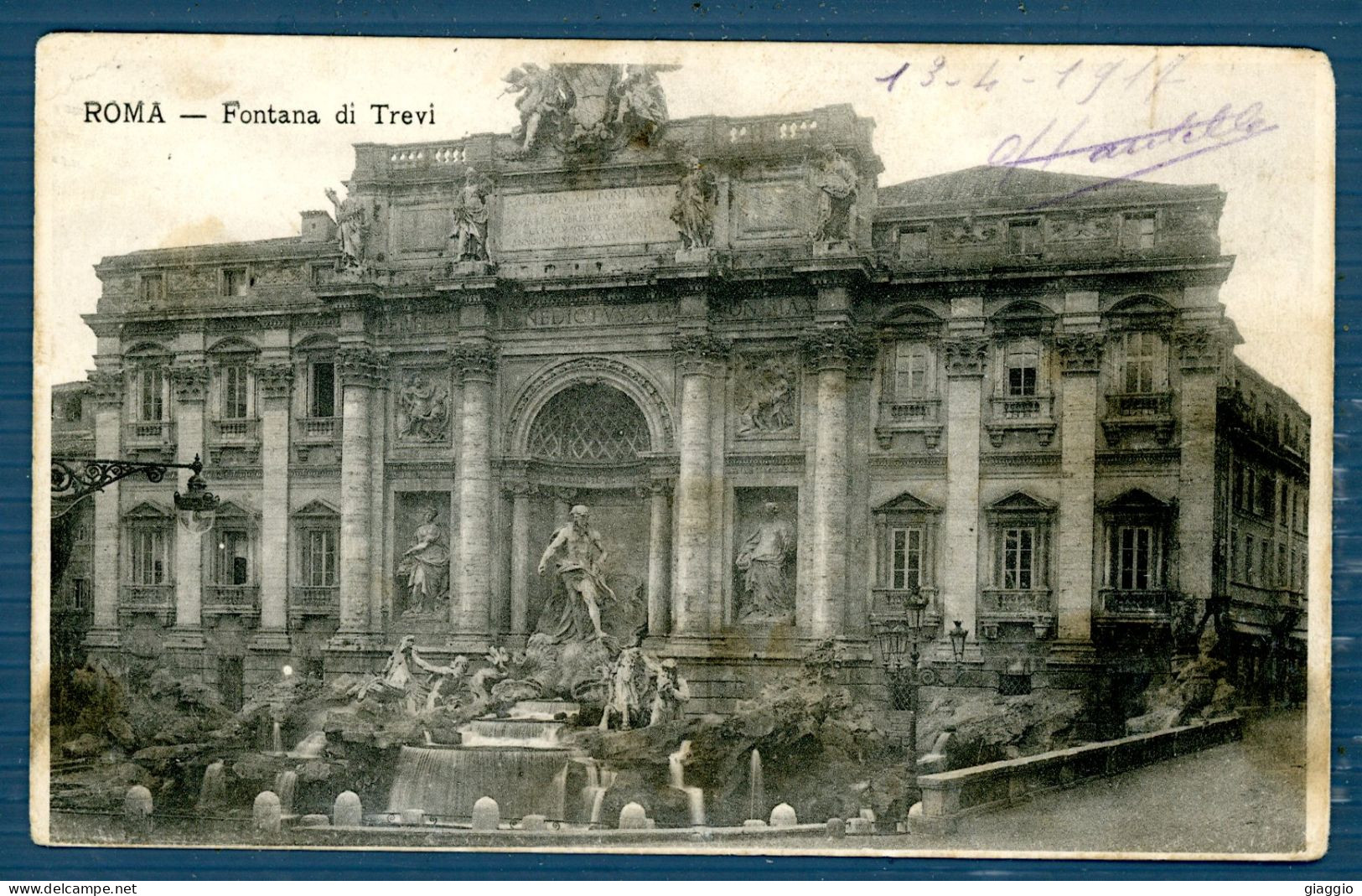 °°° Cartolina - N. 2525 Roma Fontana Di Trevi - Formato Piccolo Viaggiata °°° - Fontana Di Trevi