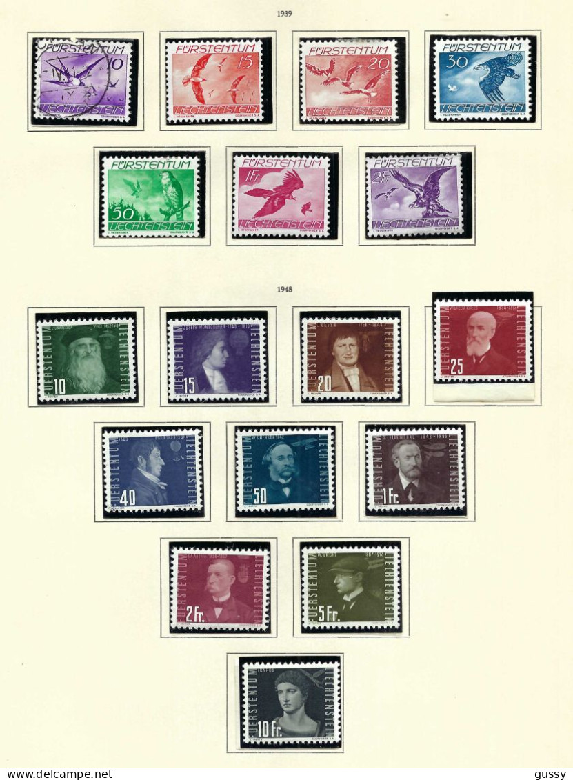 LIECHTENSTEIN P.A. Ca.1930-60: Lot De Neufs(*) 4 Scans, Tout Petit Prix, Forte Cote - Luchtpostzegels