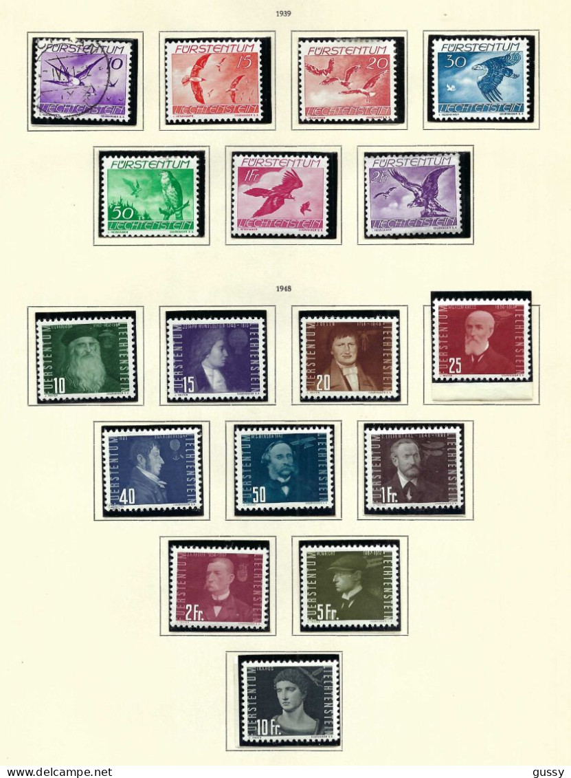 LIECHTENSTEIN P.A. Ca.1930-60: Lot De Neufs(*) 4 Scans, Tout Petit Prix, Forte Cote - Air Post