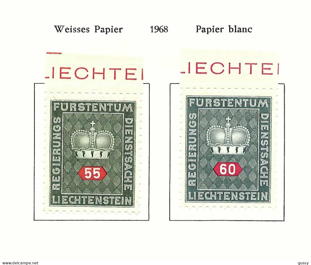 LIECHTENSTEIN Service Ca.1934-69: Lot De Neufs(*), 5 Scans Tout Petit Prix, Forte Cote - Official