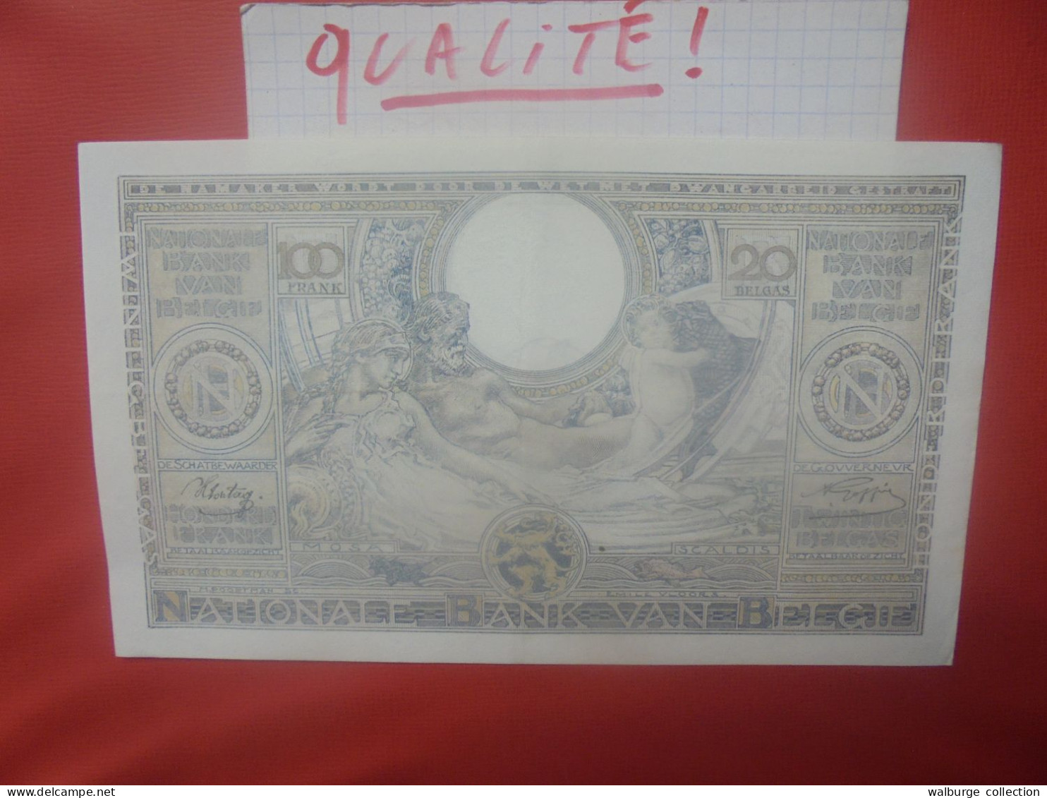 BELGIQUE 100 Francs 28-2-42 Circuler Belle Qualité (B.18) - 100 Francs & 100 Francs-20 Belgas