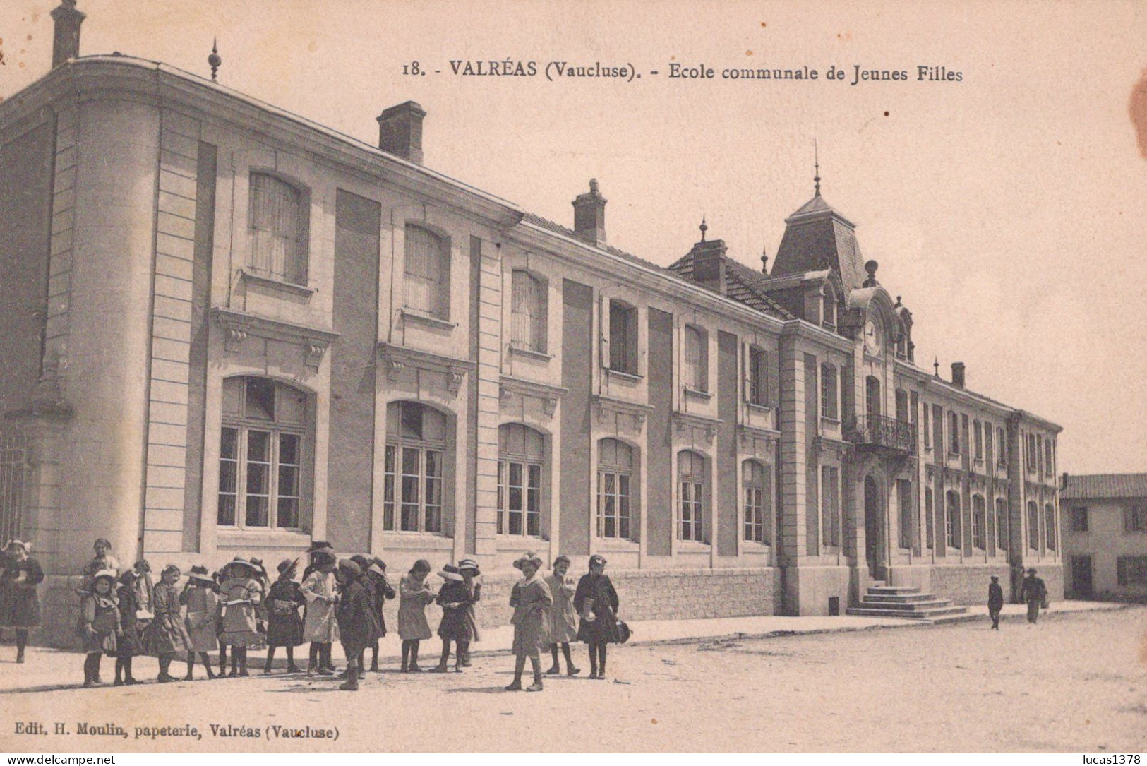 84 / VALREAS / ECOLE COMMUNALE DE JEUNES FILLES - Valreas