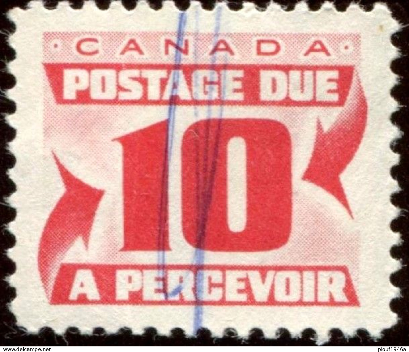 Pays :  84,1 (Canada : Dominion)  Yvert Et Tellier N° :  Tx  27 (o) - Postage Due