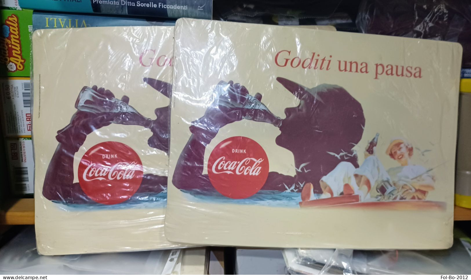 Coca-cola 3 Pz.tovaghiette In Plastica Morbide - Kopjes, Bekers & Glazen