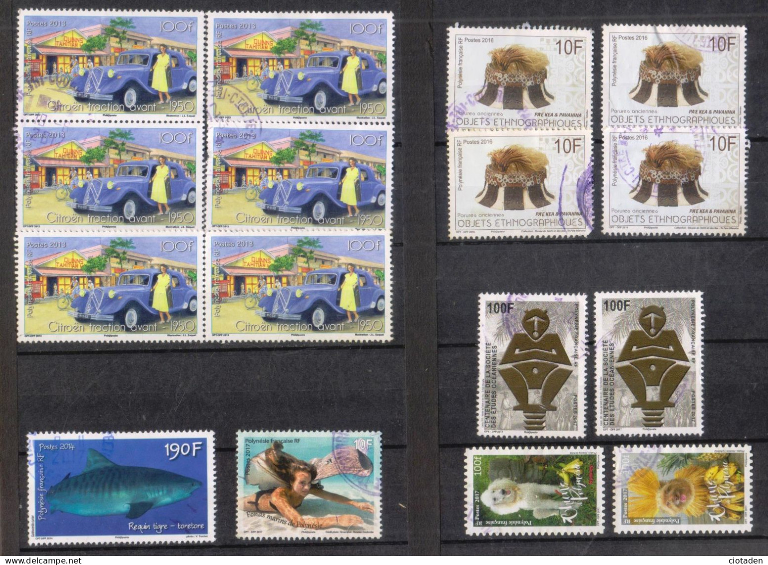 2013 POLYNESIE FRANCAISE - Lot De 16 Timbres - Usados