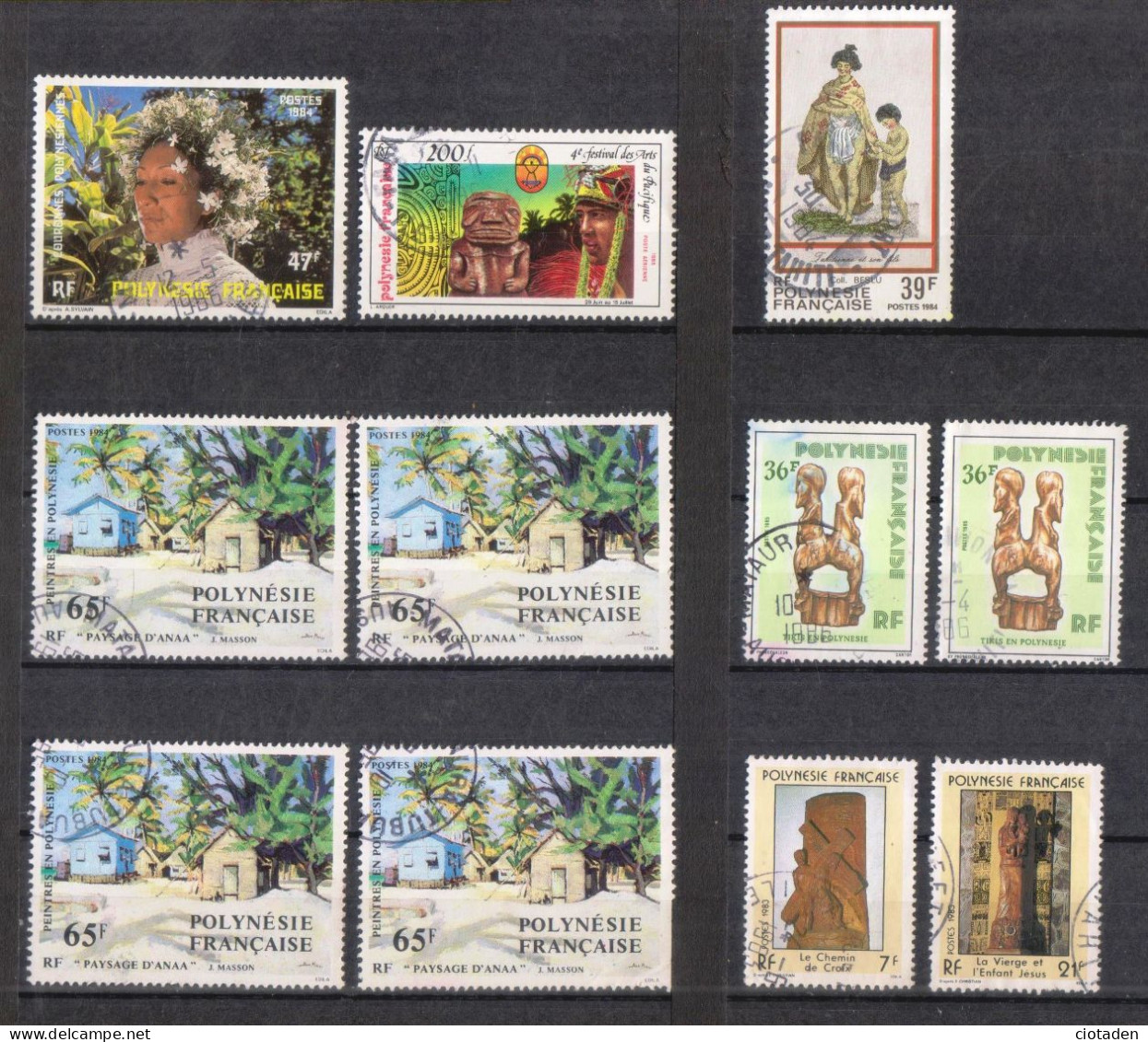 1983  POLYNESIE FRANCAISE - Lot De 11 Timbres - Used Stamps
