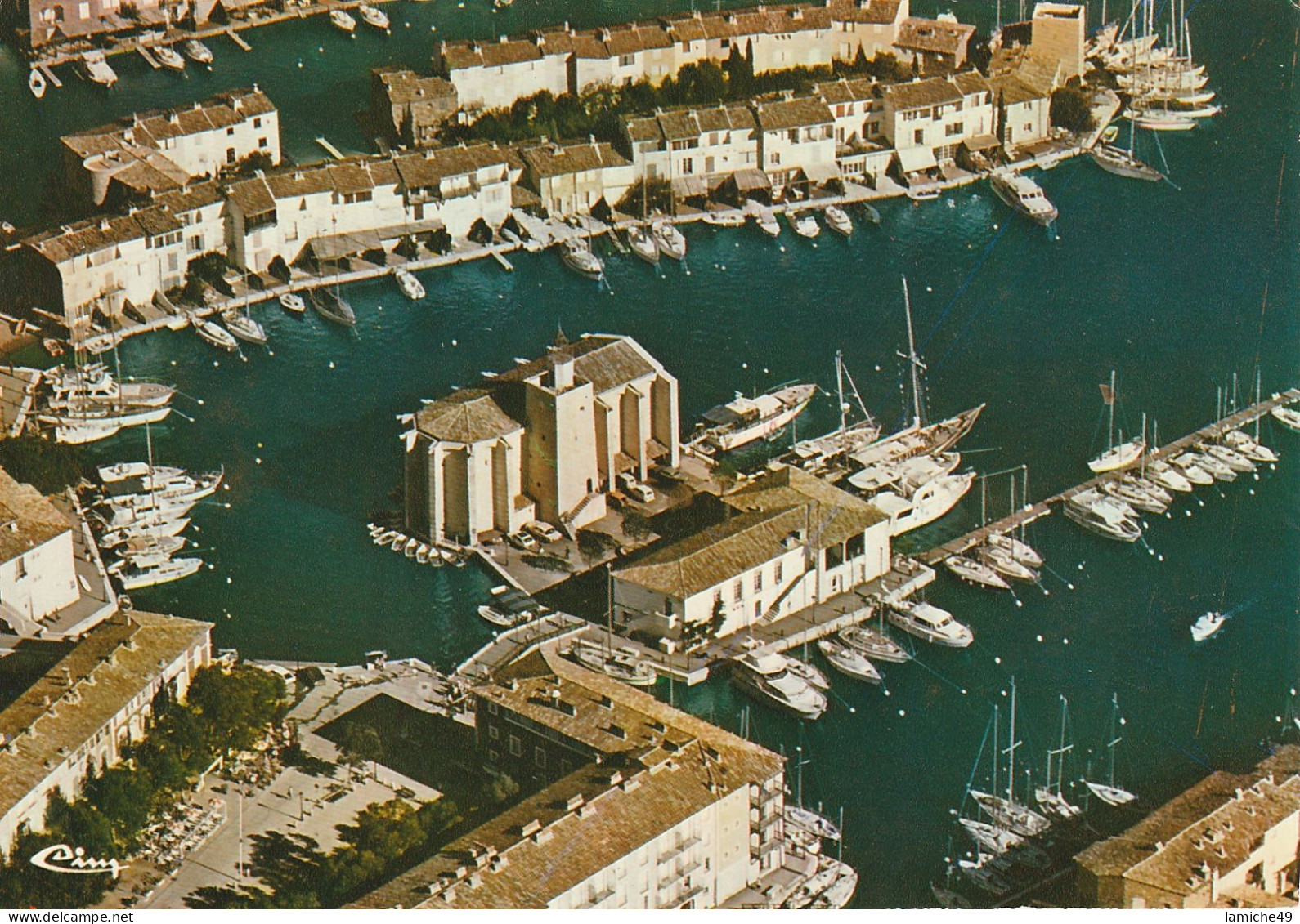 2 CM PORT GRIMAUD (Var) Cité Lacustre Vue Aérienne - Cité Lacustre Vue Panoramique Aérienne PORT-GRIMAUD (Var) Cité Lacu - Port Grimaud