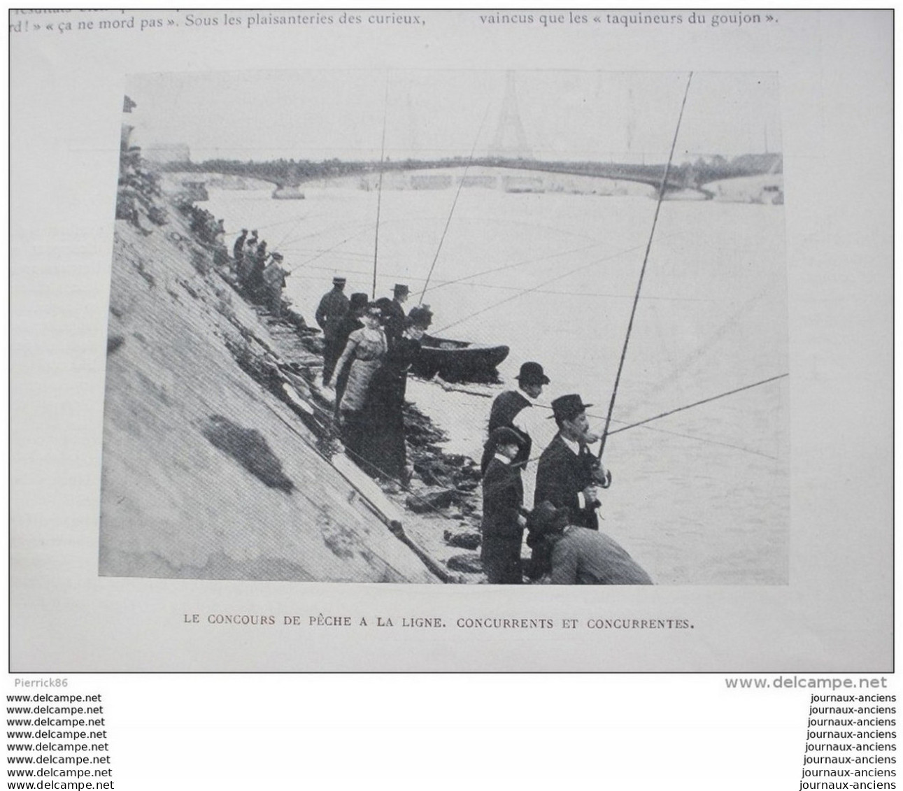 1899 EXPOSITION CANINE D'AMIENS - SALON DE L'AUTO - CONCOURS DE PECHE - ESCRIME LES DUELS DE PINI