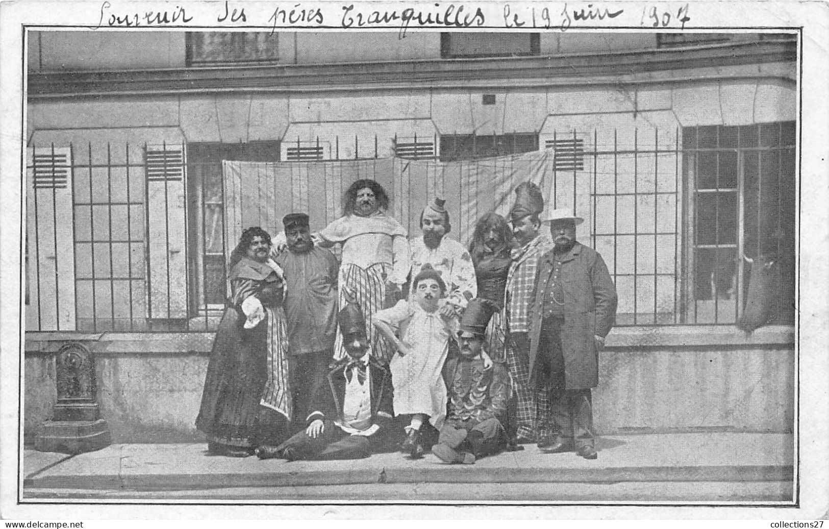 SOUVENIR DES PERES TRANQUILLES LE 19 JUIN 1907 - Circus