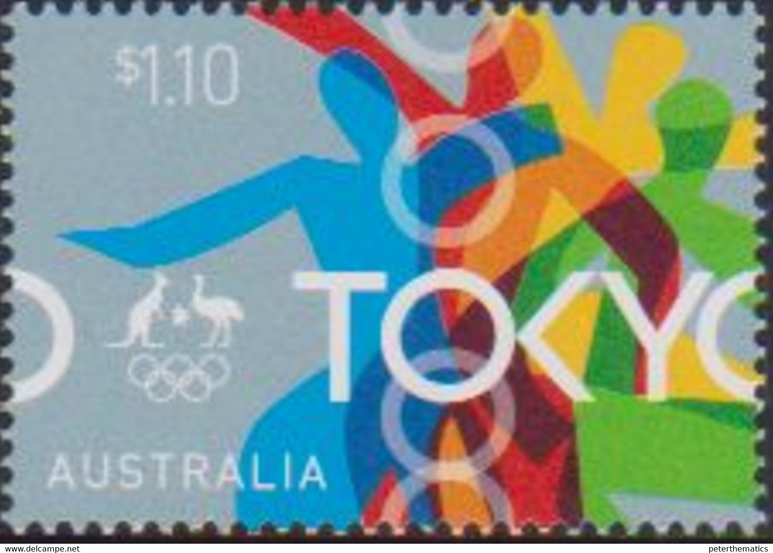 AUSTRALIA, 2021, MNH,TOKYO OLYMPICS,1v - Eté 2020 : Tokyo