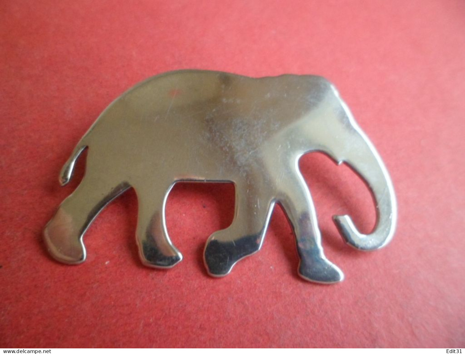 Broche Métal Chromé - Animal : Elephant - Brochen