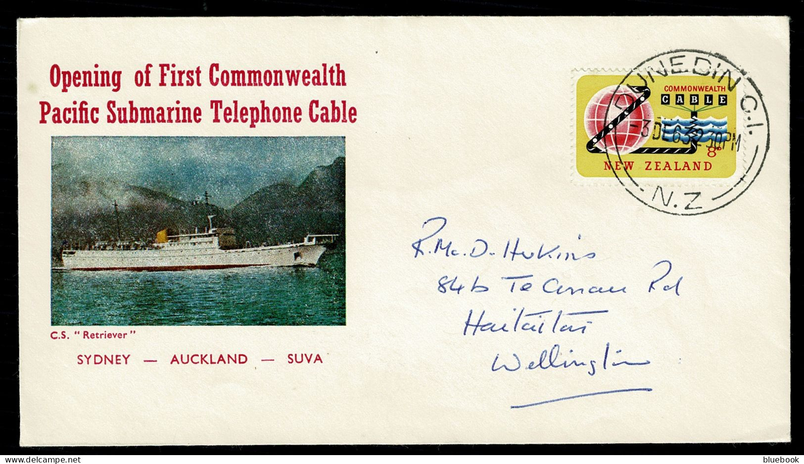 Ref 1632 - New Zealand 1963 "Opening Of 1st Commonwealth Pacific Submarine Telephone Cable" - Briefe U. Dokumente