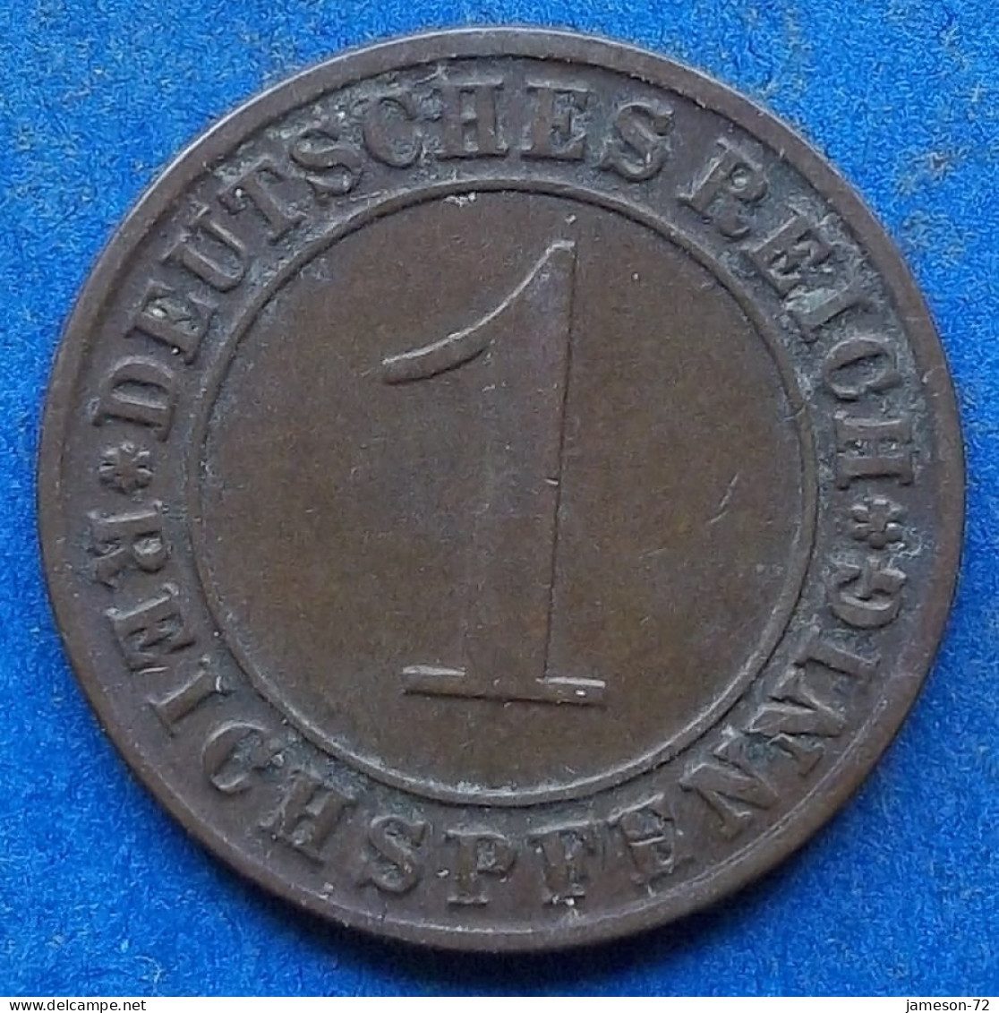 GERMANY - 1 Reichspfennig 1929 A KM# 37 Weimar Republic Reichsmark Coinage (1924-1938) - Edelweiss Coins - 1 Renten- & 1 Reichspfennig