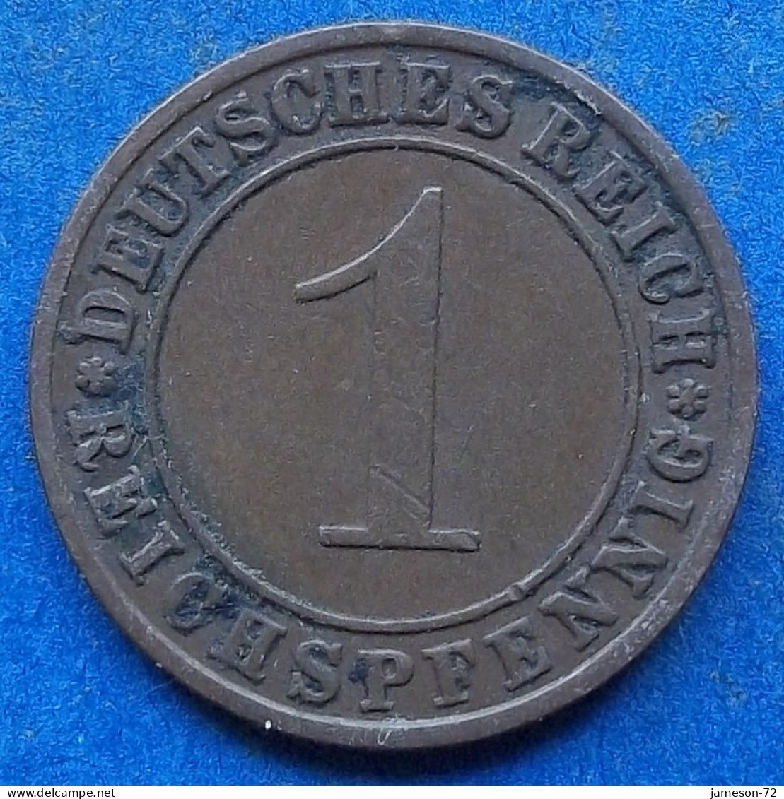 GERMANY - 1 Reichspfennig 1930 A KM# 37 Weimar Republic Reichsmark Coinage (1924-1938) - Edelweiss Coins - 1 Renten- & 1 Reichspfennig