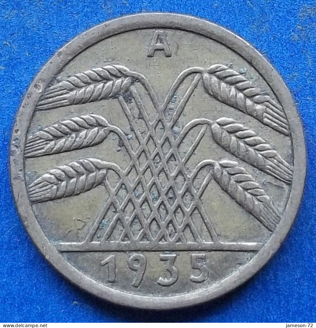 GERMANY - 5 Reichspfennig 1935 A KM# 39 Weimar Republic Reichsmark Coinage (1924-1938) - Edelweiss Coins - 5 Renten- & 5 Reichspfennig