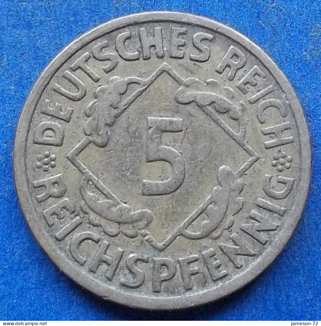 GERMANY - 5 Reichspfennig 1935 A KM# 39 Weimar Republic Reichsmark Coinage (1924-1938) - Edelweiss Coins - 5 Renten- & 5 Reichspfennig