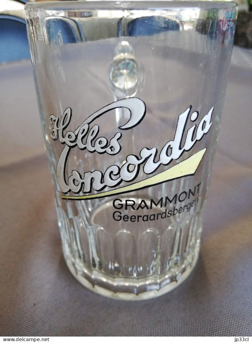 Ancienne Chope Helles Concordia Grammont Geeraardsbergen - Vasos