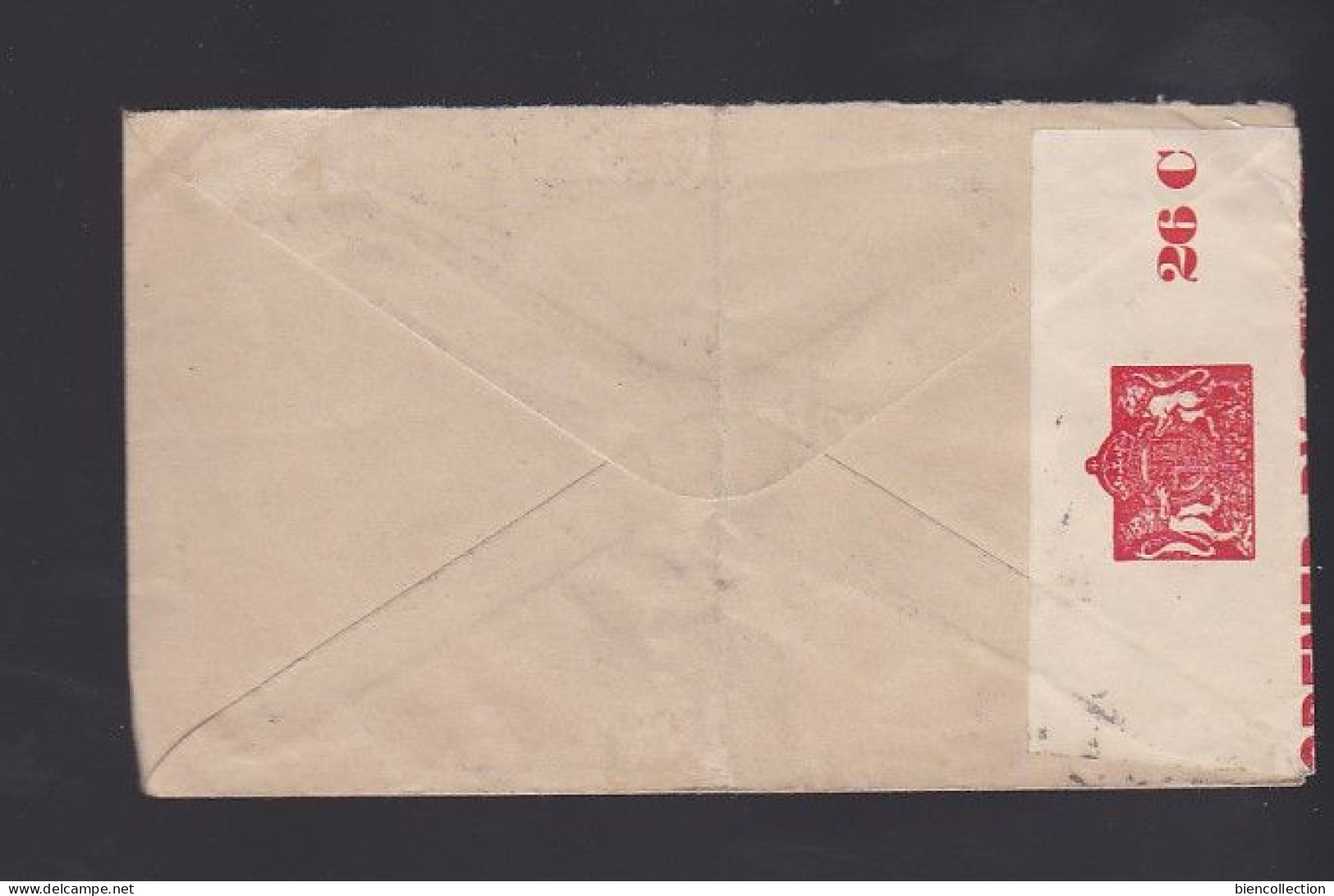 Inde;. Enveloppe Poste Aérienne Censurée ; Cover Opened By Censor From Bombay To London - Poste Aérienne