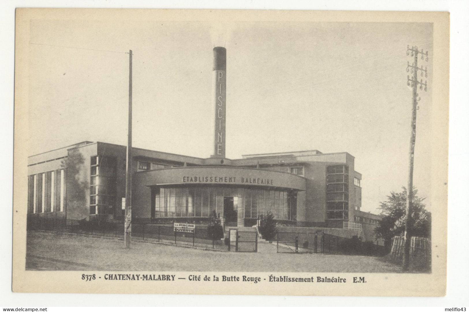 92/ CPA - Chatenay Malabry - Cité De La Butte Rouge - Etablissement Balnèaire - Chatenay Malabry