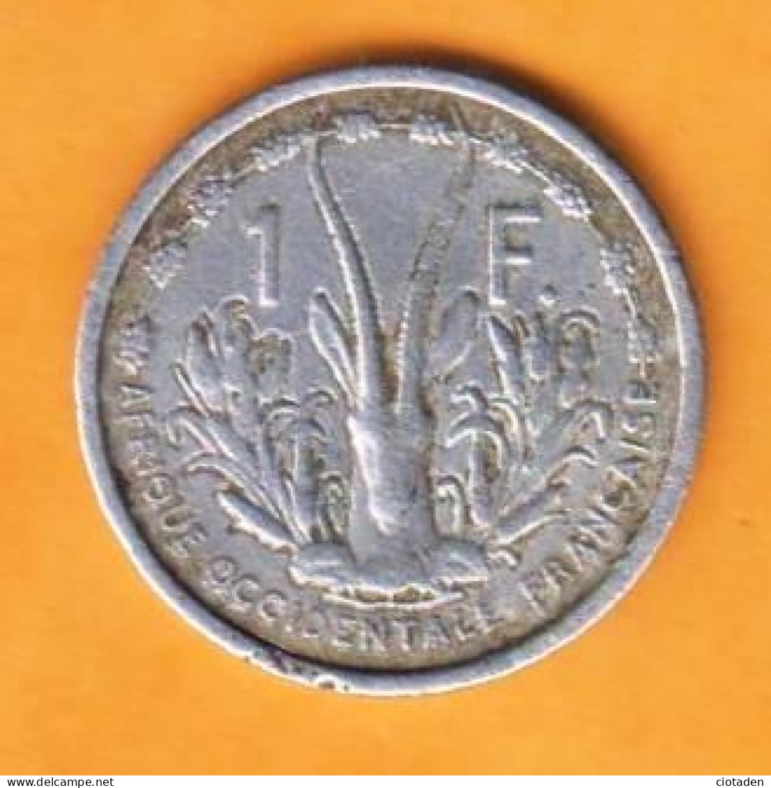 1948 - A.O.F. - 1 Franc - République Française Union Française - Französisch-Westafrika