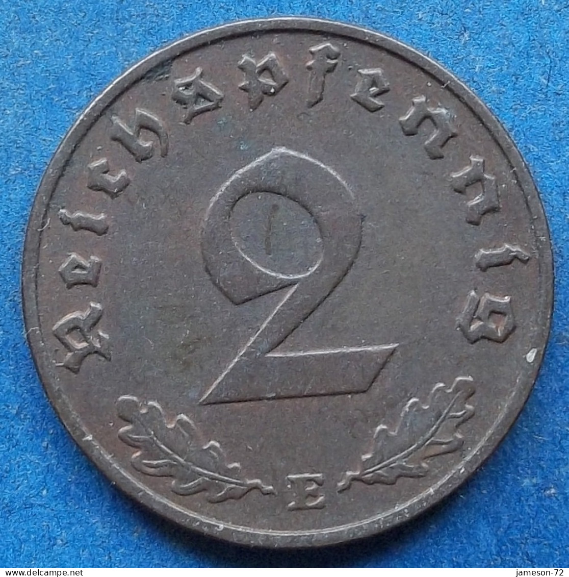 GERMANY - 2 Reichspfennig 1939 E KM# 90 III Reich (1933-1945) - Edelweiss Coins - 2 Reichspfennig