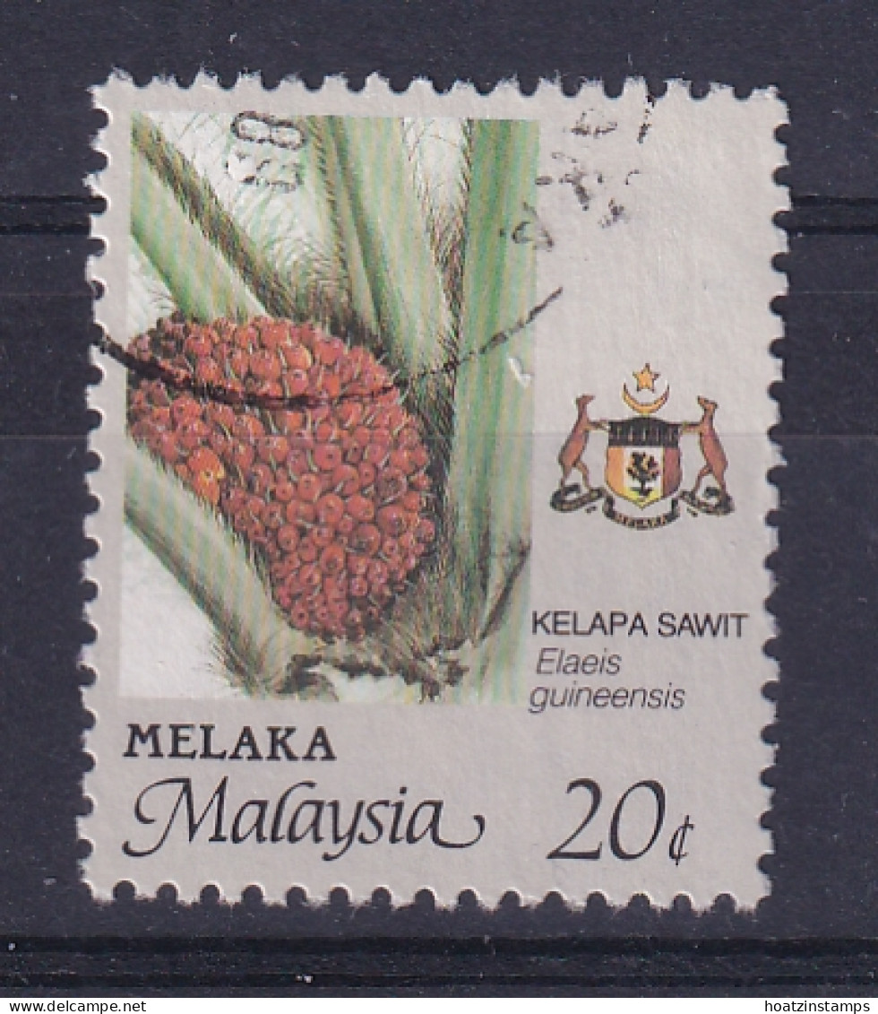 Malaya - Malacca: 1986/96   Crops  SG101    20c     Used - Malacca