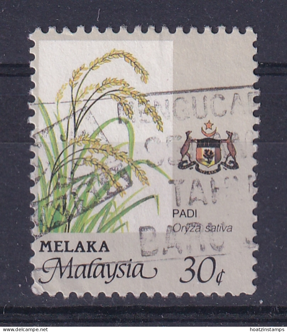 Malaya - Malacca: 1986/96   Crops  SG102    30c     Used - Malacca