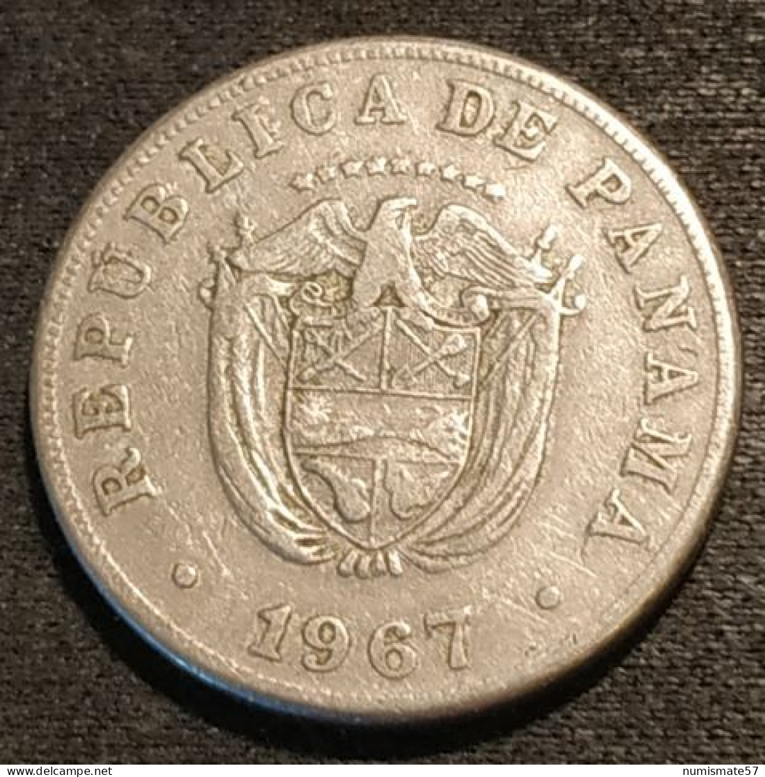 PANAMA - 5 CENTESIMOS 1967 - KM 23.2 - Panamá