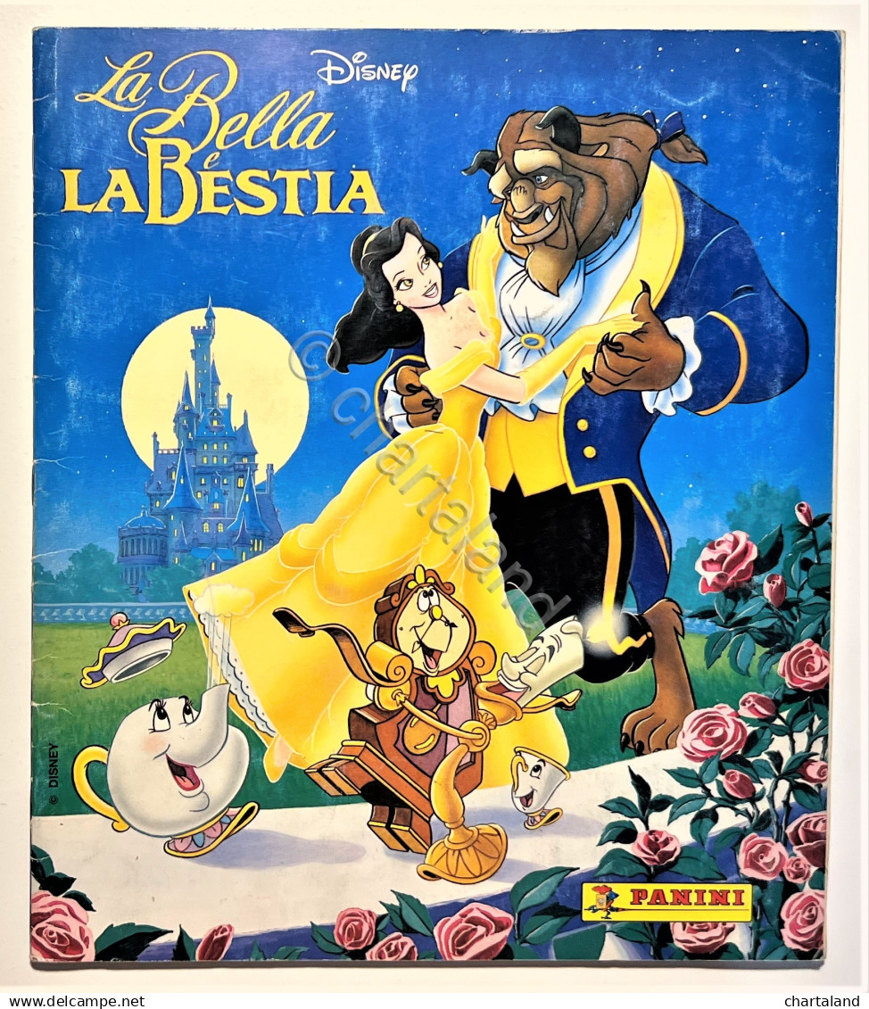 Album Figurine Panini Disney - La Bella E Bestia - Ed. 1992 - Autres & Non Classés