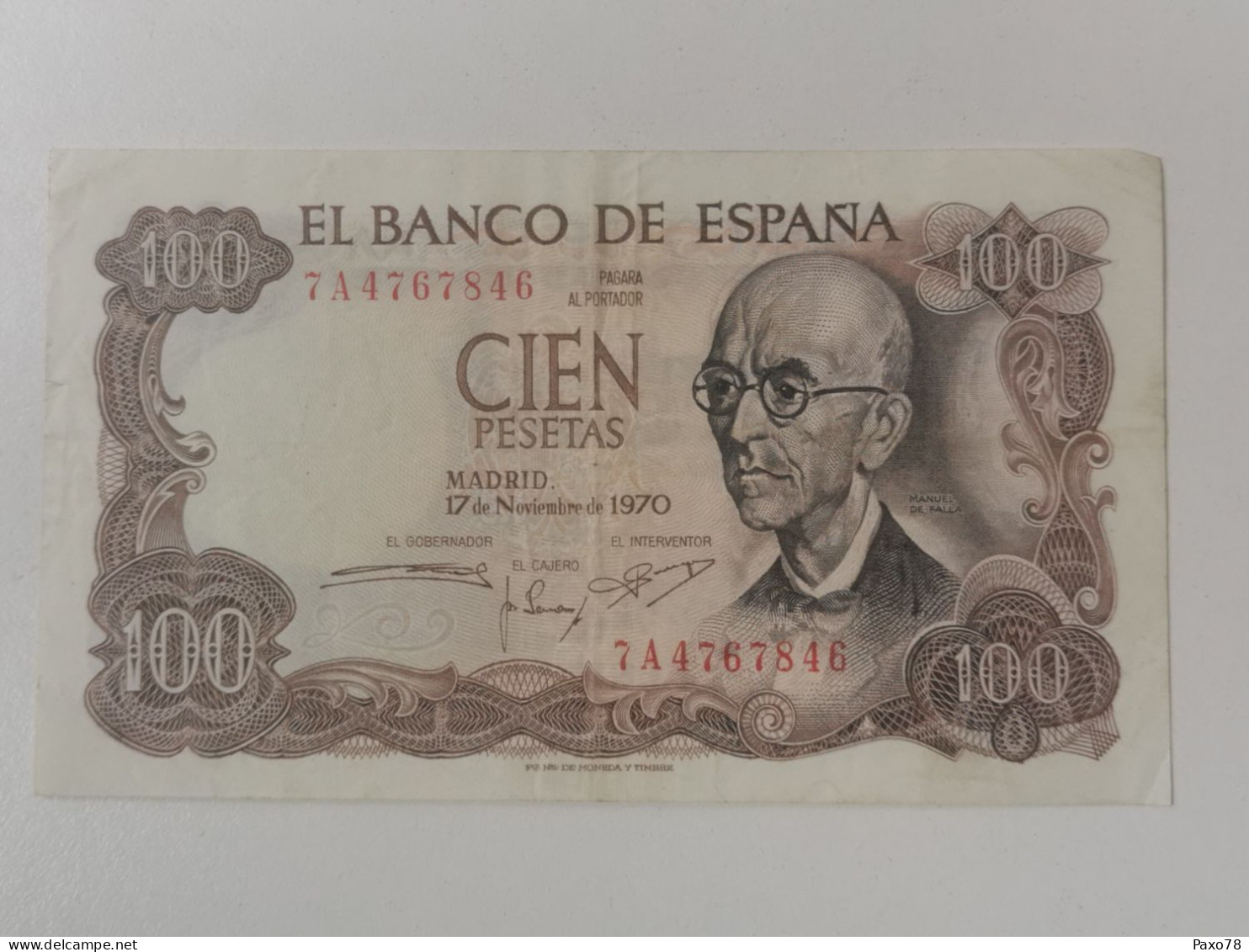 Espanha, 100 Pesetas 1970 - 100 Pesetas